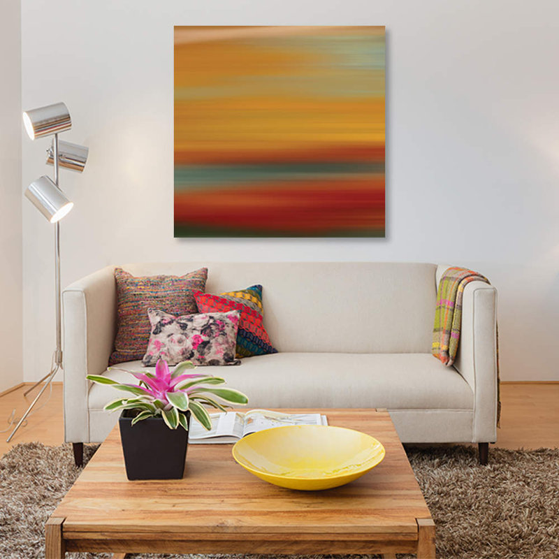 « fit i », reproduction sur toile, H 12 po x l 12 po x P 1,5 po, Pas de tapis, Toile tendue