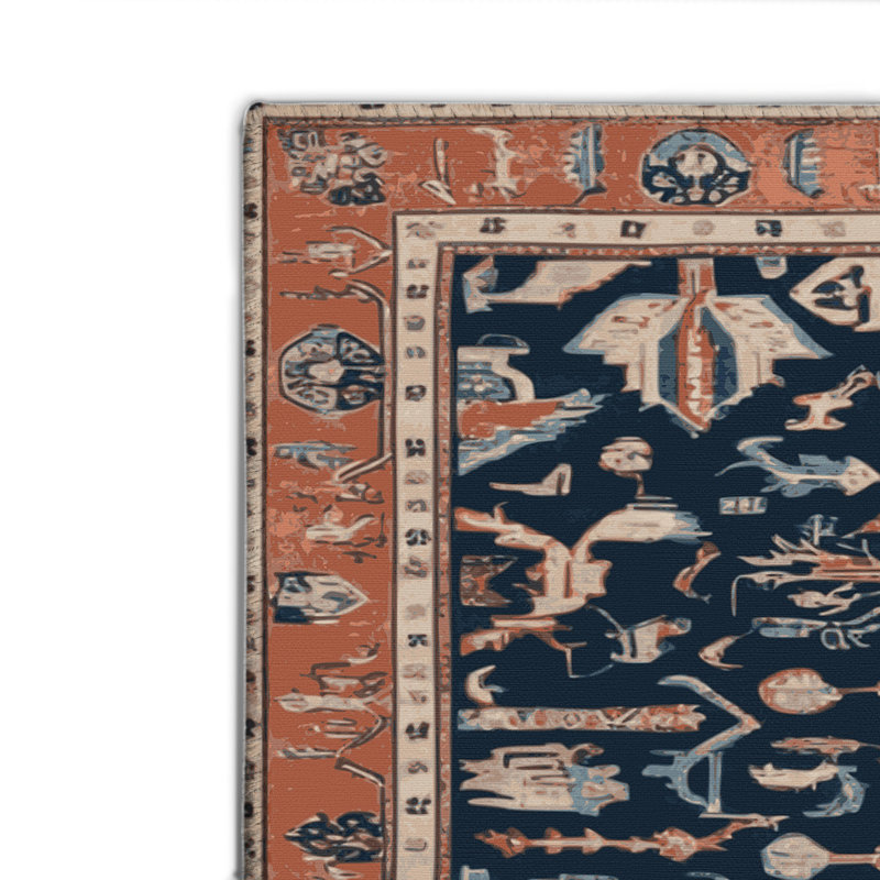 Turkish Brown Indoor and Outdoor Area Rug, Rectangle 2' x 3'