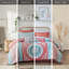 Grand lit corail avec draps-122450300-122450298