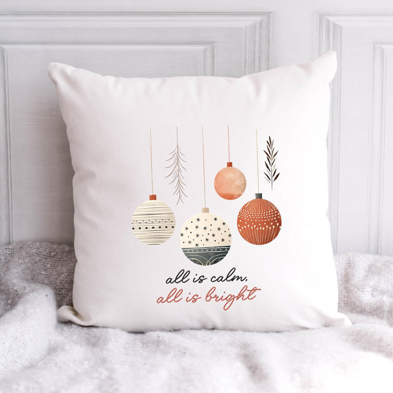 Coussin décoratif 02_CozyChristmas, 16 po x 16 po