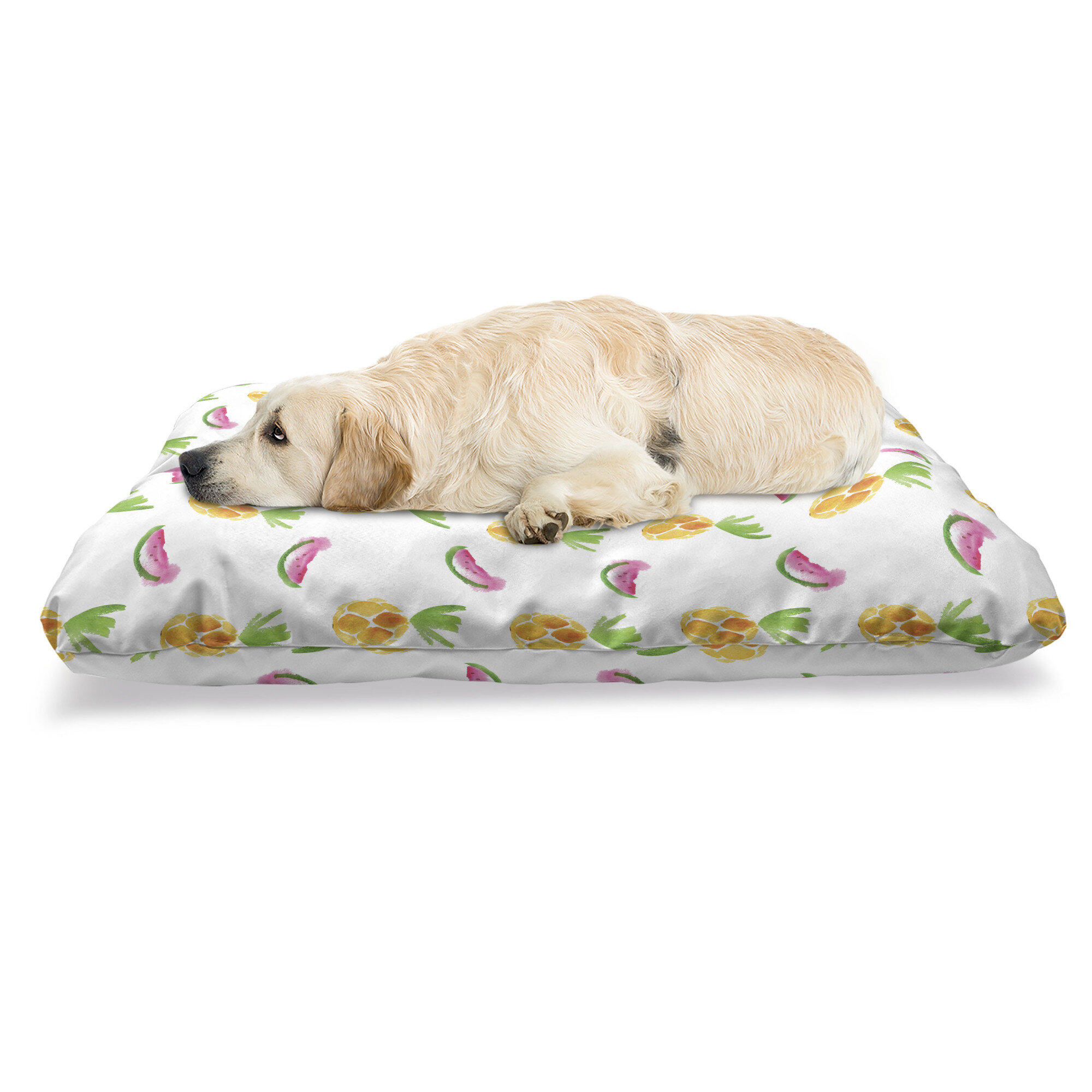 Pineapple dog clearance bed large