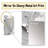 Grey and Cream Harmony In Chaos I - Abstract Unique Wall Mirror, Gray Mirror, Printed Metal Art-1318025864