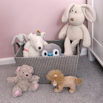 JVL Fabric Decorative Basket