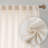 Wulfram Cotton Blend Textured Semi-Sheer Back Tab/Rod Pocket Curtain Pair-119992054-119992011