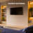 Pahl Recessed Wall Mounted Electric Indoor Fireplace with Smart Control and Remote-2001260605