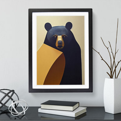 Traditional Bear No.3 Abstract - Wall Art