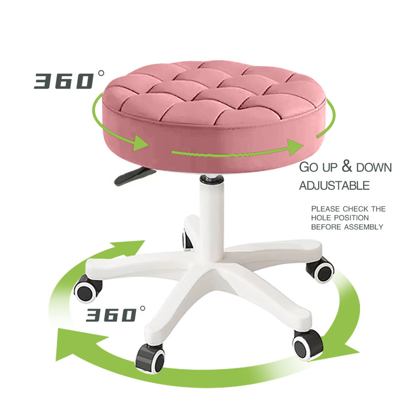 Industrial Stool, Pink
