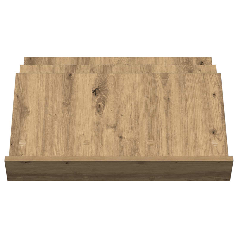 Wood Free Standing Magazine Rack, Wood