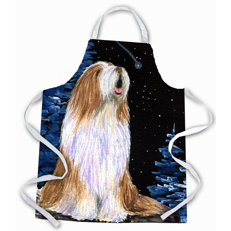 Tablier de collie starry night barbu
