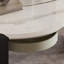 Table basse moderne simple ronde en marbre