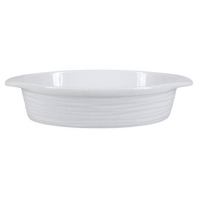 BIA Cordon Bleu Kalahari Oval Porcelain China 2 Piece Au Gratin Dish Bakeware Set