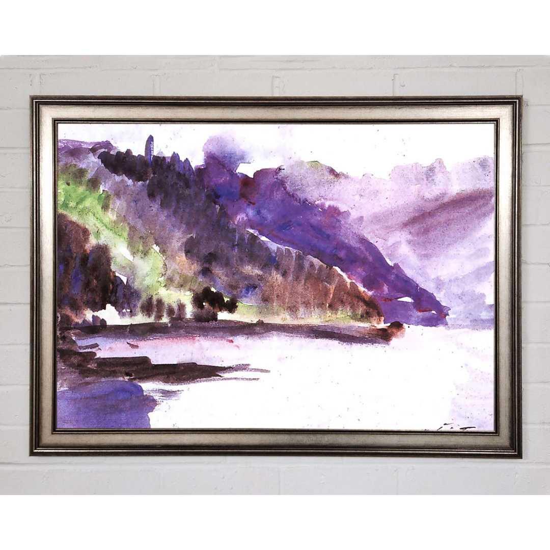 Gerahmtes Leinwandbild Lovis Corinth Walchensee 6