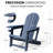 Outdoor HDPE Adirondack Chair with Cup Holder and Tool-Free Assembly-1799521584-1686935228