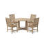 Ensemble repas 5 pièces teck Tosca