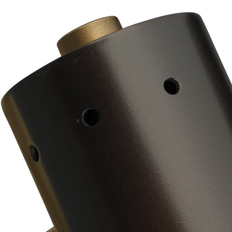 Milano 1 - Light Outdoor Armed Sconce, Oiled Bronze