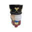 Tabouret Casse-Noisette Soldat de 46 cm de hauteur, table d'appoint figurine de Noël, siège décoratif, statuette figurine créative pour intérieur et extérieur