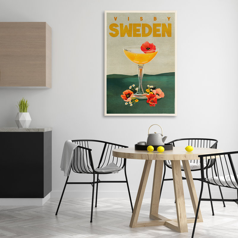 Art mural sur toile Visby Suède par The Whiskey Ginger, H 45 po x l 30 po