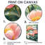 Pivoines dans le potager I - pivoines, art mural-1694747994-1694747993-1694748024