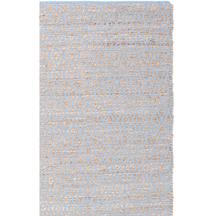 Parkman Hand Woven Jute/Cotton Rug in Silver/Natural