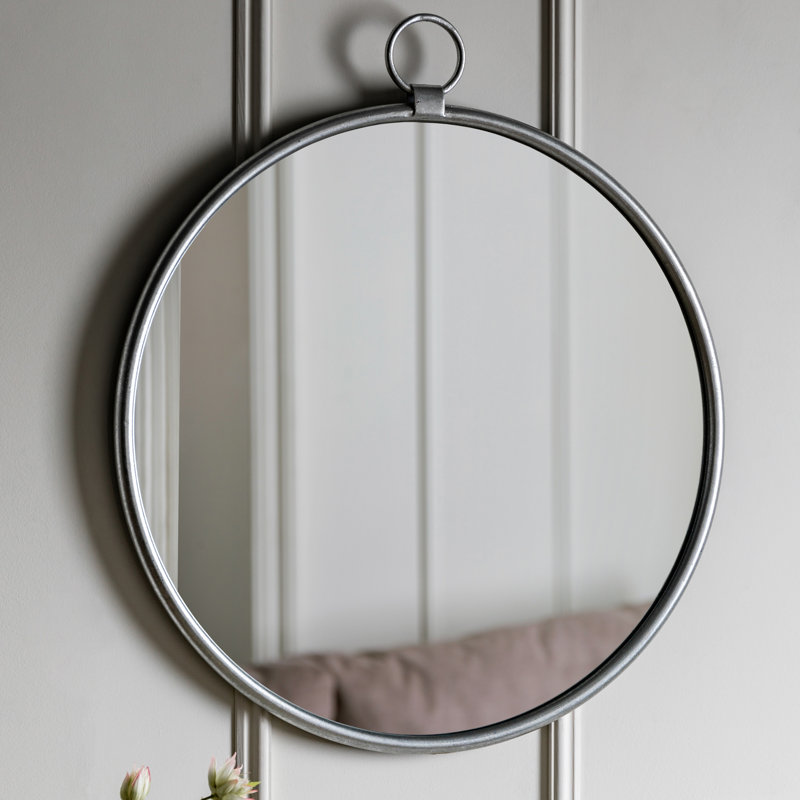 Ejona Metal Flat Wall Mirror