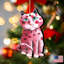 Ornement en bois pour chat jubilee cerises