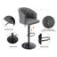 Tabouret de bar pivotant à hauteur réglable-57606866