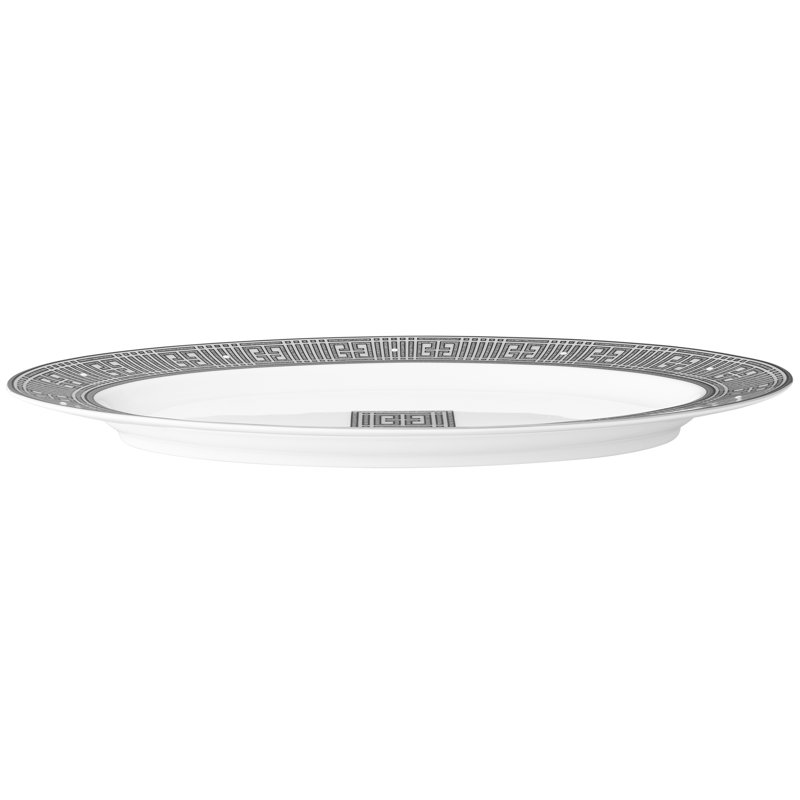 Noritake Infinity Oval Platter, 14", Graphite