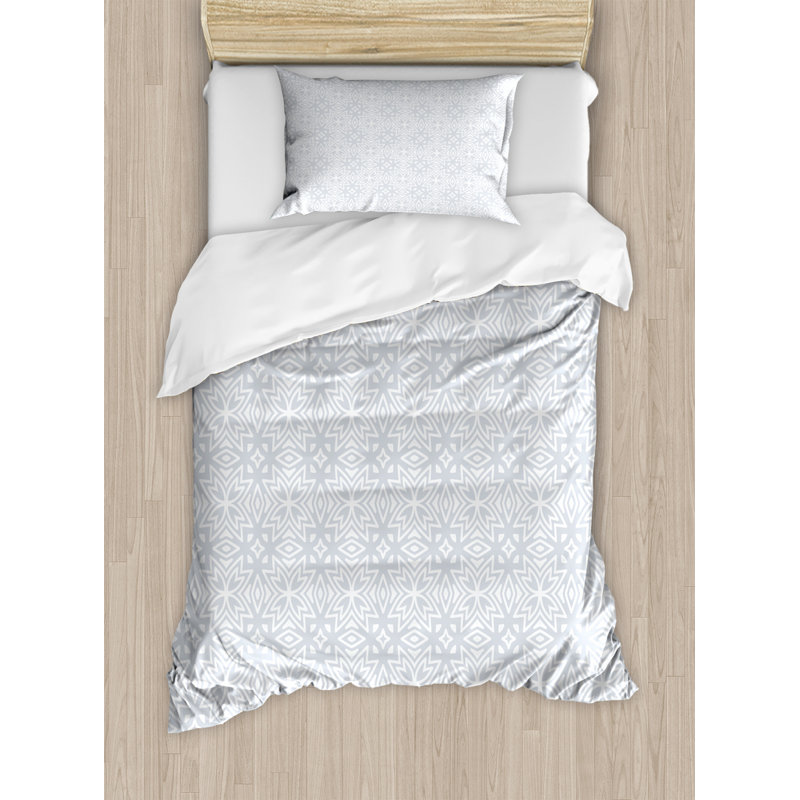 Eclectic Geometric Shapes Duvet Cover