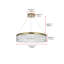 Lustre rond à DEL Yiana-206720190-206720191