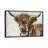Colourful Highland Cow by Traci Anderson - Print on Canvas-1790386311-1790386310