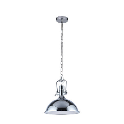 Luminaire suspendu en dôme à 1 lumière Meridian