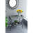 32X15x31" Maggie Galvanized Tray Table Accent Table