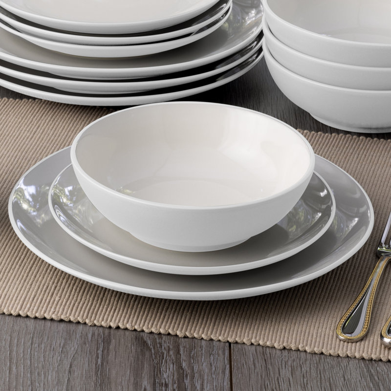Couvert individuel 4 pièces Noritake Colorwave Coupe, Blanc