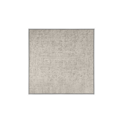 Tapis gris lavable à la machine