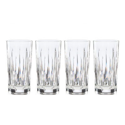 Reed And Barton Soho Crystal Highball Glasses, Set Of 4