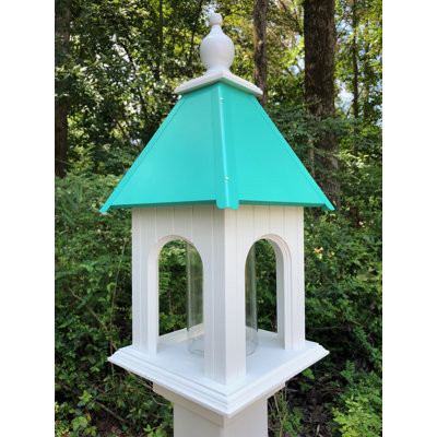 Krebs Water Resistant Pole Tube Bird Feeder