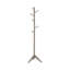 Portemanteaux en bois gris 19 po x 19 po x H 71,75 po