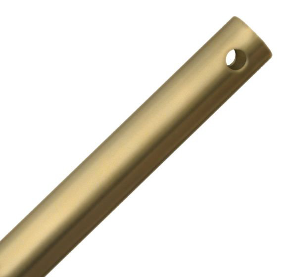 Anarkali Ceiling Fan Downrod in Warm Brass, 48'' H x 0.5'' W x 0.5'' D, Warm Brass