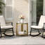 Glass Top End Table