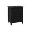 Table d'appoint, table de chevet, tiroir de rangement, bout, table d'appoint, chambre à coucher, lampe, rangement, placage noir, transitionnel