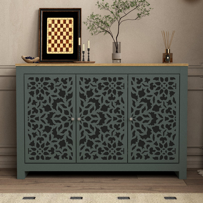 Arrastia 44.3'' Sideboard, Barli, Brown/Beige/Green