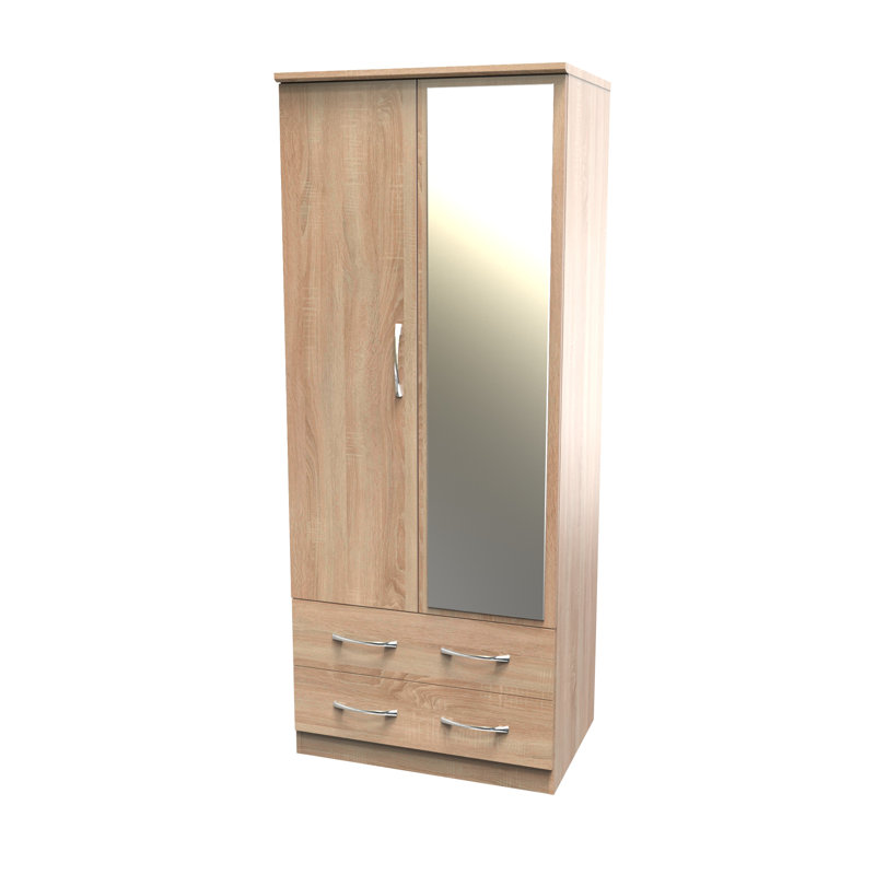 Dekyn Manufactured Wood Wardrobe, Bardolino Oak
