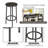 4 - Person Four Leg Dining Set-1012844548