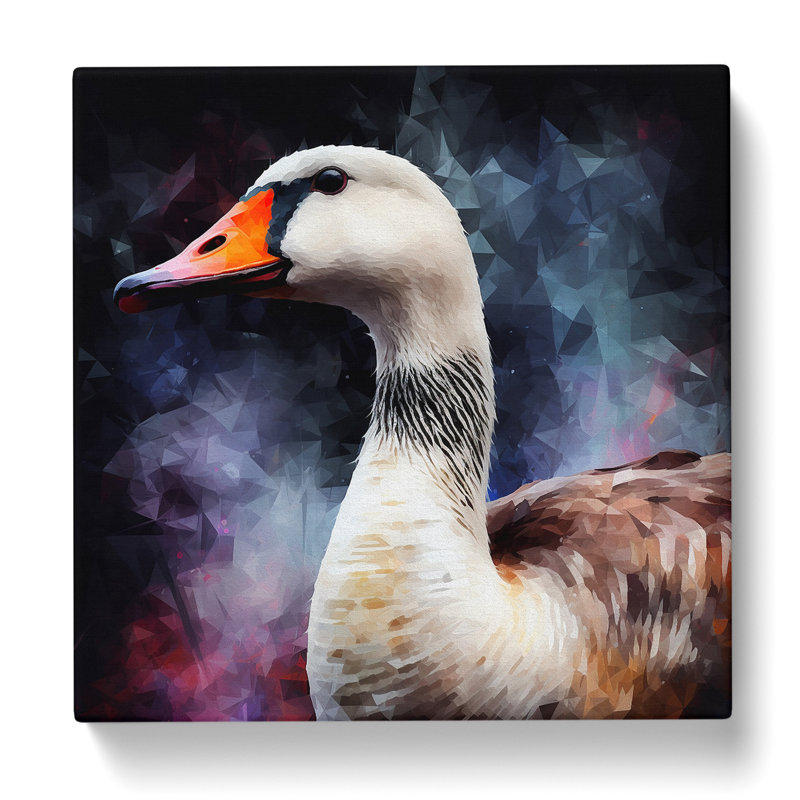 Goose Abstract No.2 - No Frame Print, 35cm H x 35cm W x 3cm D