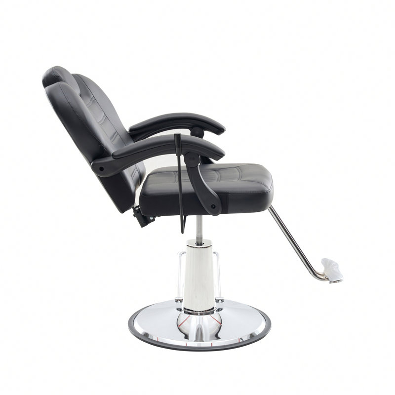 Fauteuils de coiffeur inclinables 90 ° à 150 ° pour salon de coiffure, fauteuil de salon pivotant à 360 ° pour coiffeur