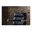 Fauteuil de direction Harith II en cuir fleur rétro bleu-125313688