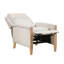 Fauteuil inclinable en bois massif 1 pièce