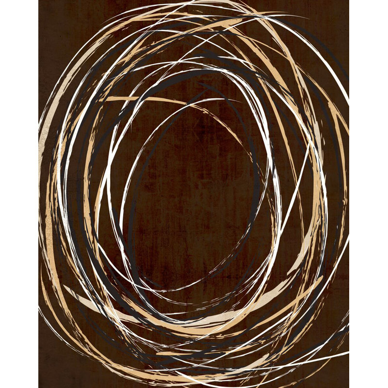 Nested Feathers I Print, 50" H x 40" W, Image Brush Gel