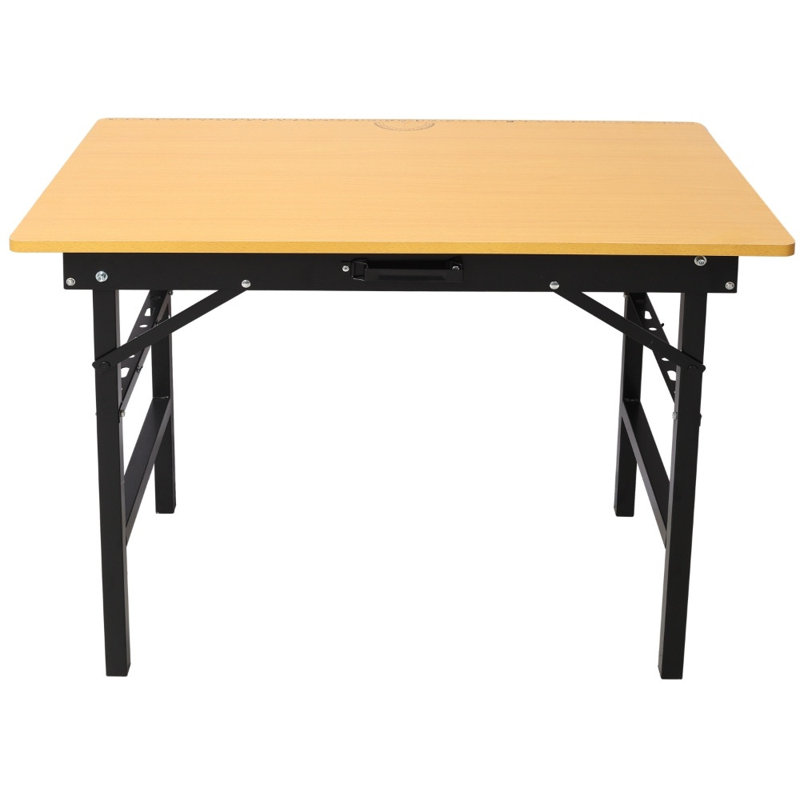 Établi portatif pliable avec ruban à mesurer et détecteur d'angle, banc à outils robuste avec poignée de transport pour chantier