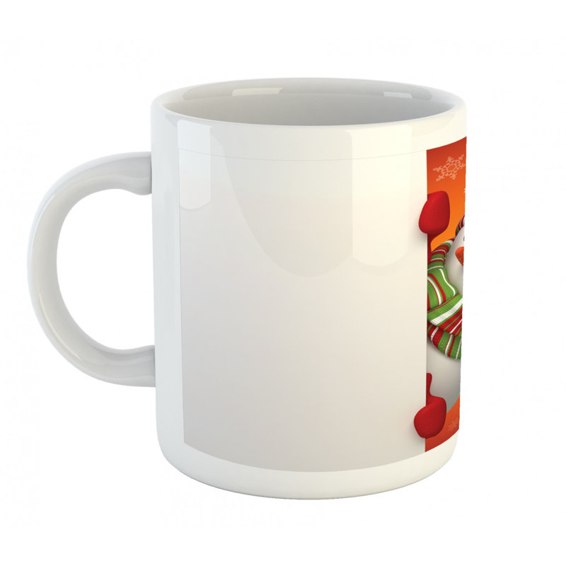 Grande tasse à café bonhomme de neige